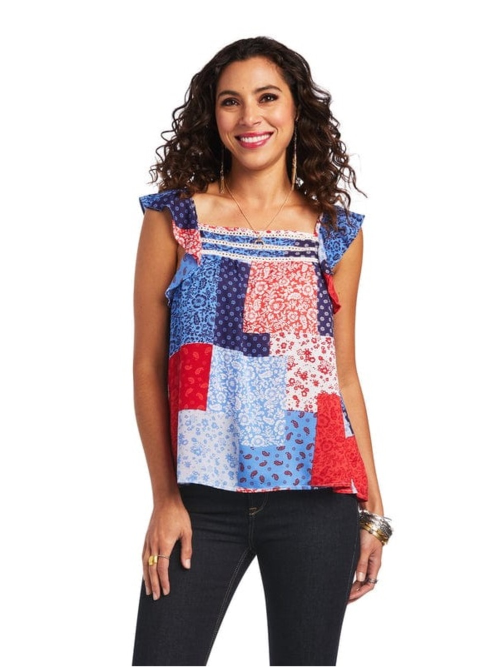 Ariat Women's Blue Note Sleeveless Tank Top